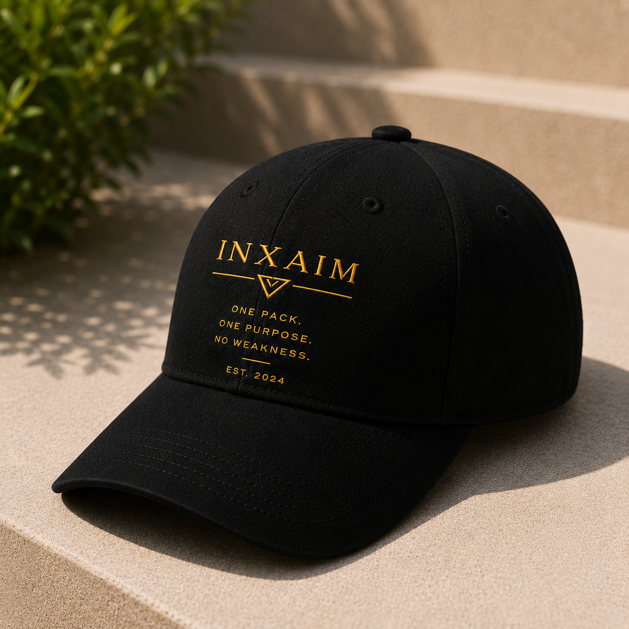 GORRA INXAIM BLACK EDITION™ Brodada Premium