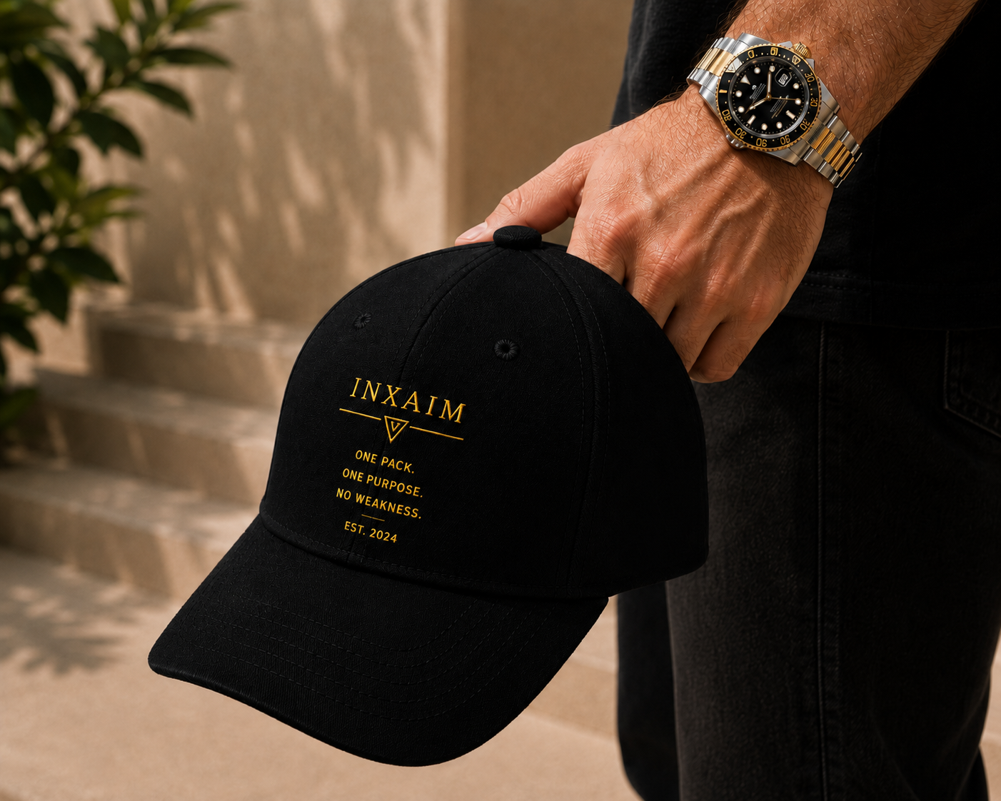 GORRA INXAIM BLACK EDITION™ Brodada Premium