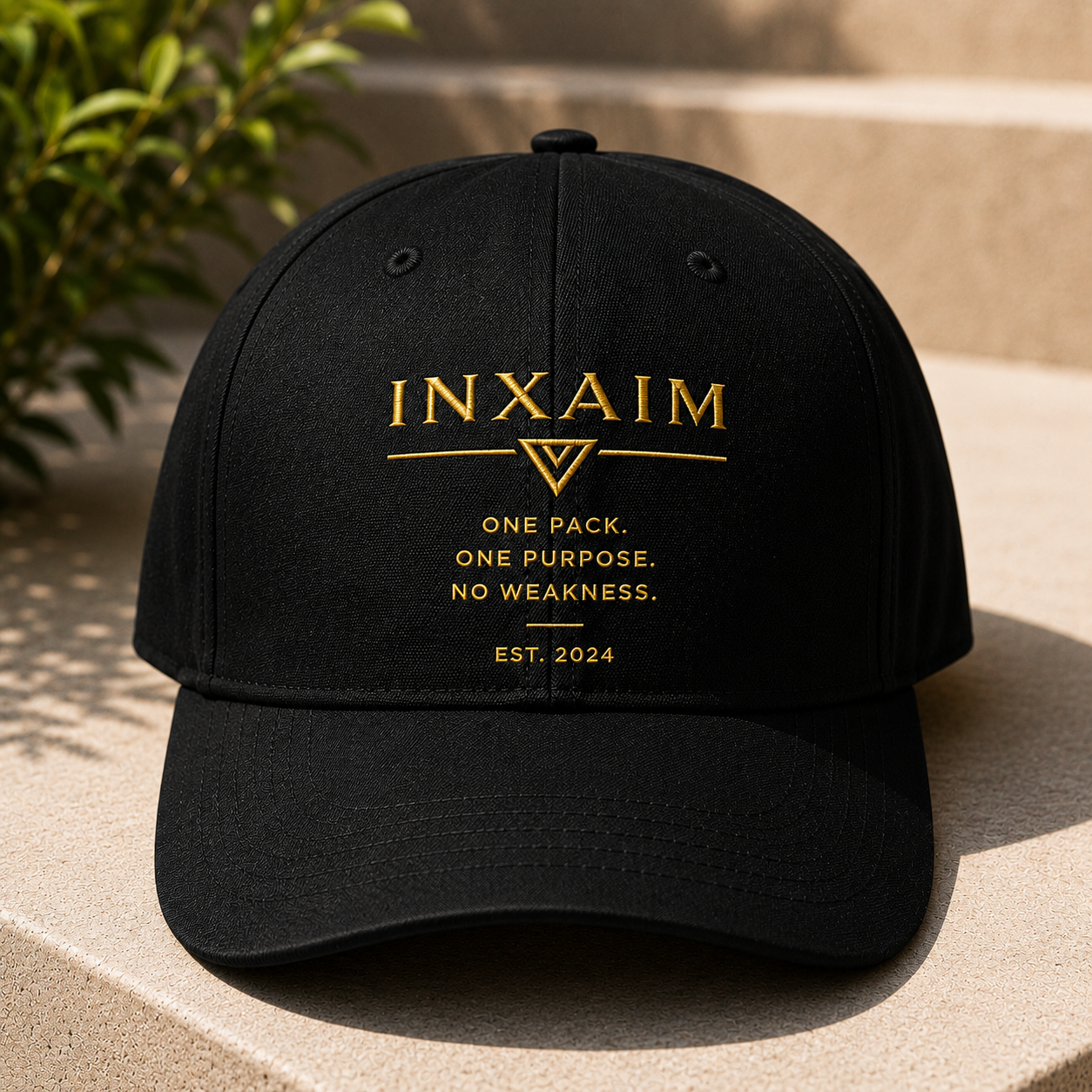 GORRA INXAIM BLACK EDITION™ Brodada Premium